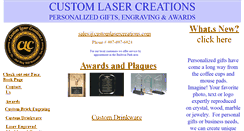 Desktop Screenshot of customlasercreations.com